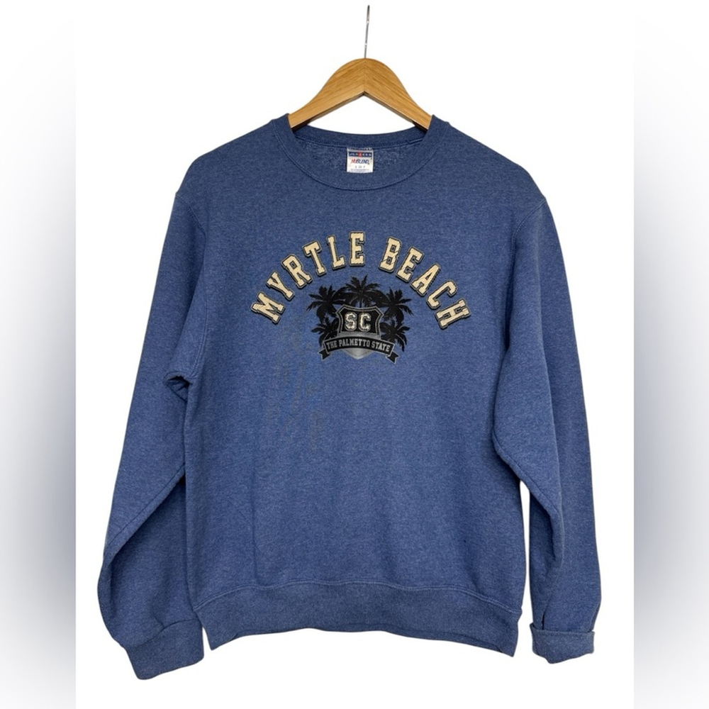 Myrtle Beach SC Souvenir Crewneck Sweatshirt Retro Y2K Unisex Small
